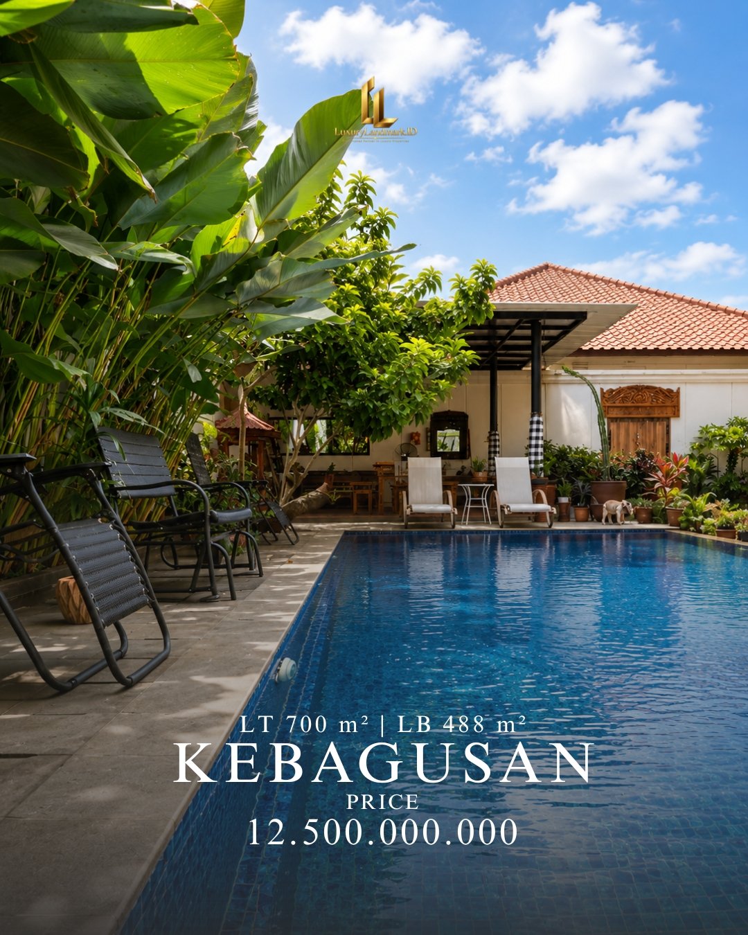 Dijual Rumah Mewah Luxury Resort Style di Kebagusan Jakarta Selatan LT 700 m² dengan Infinity Pool, 5 Kamar Tidur, Material Jati Premium – Rp 12,5 Miliar