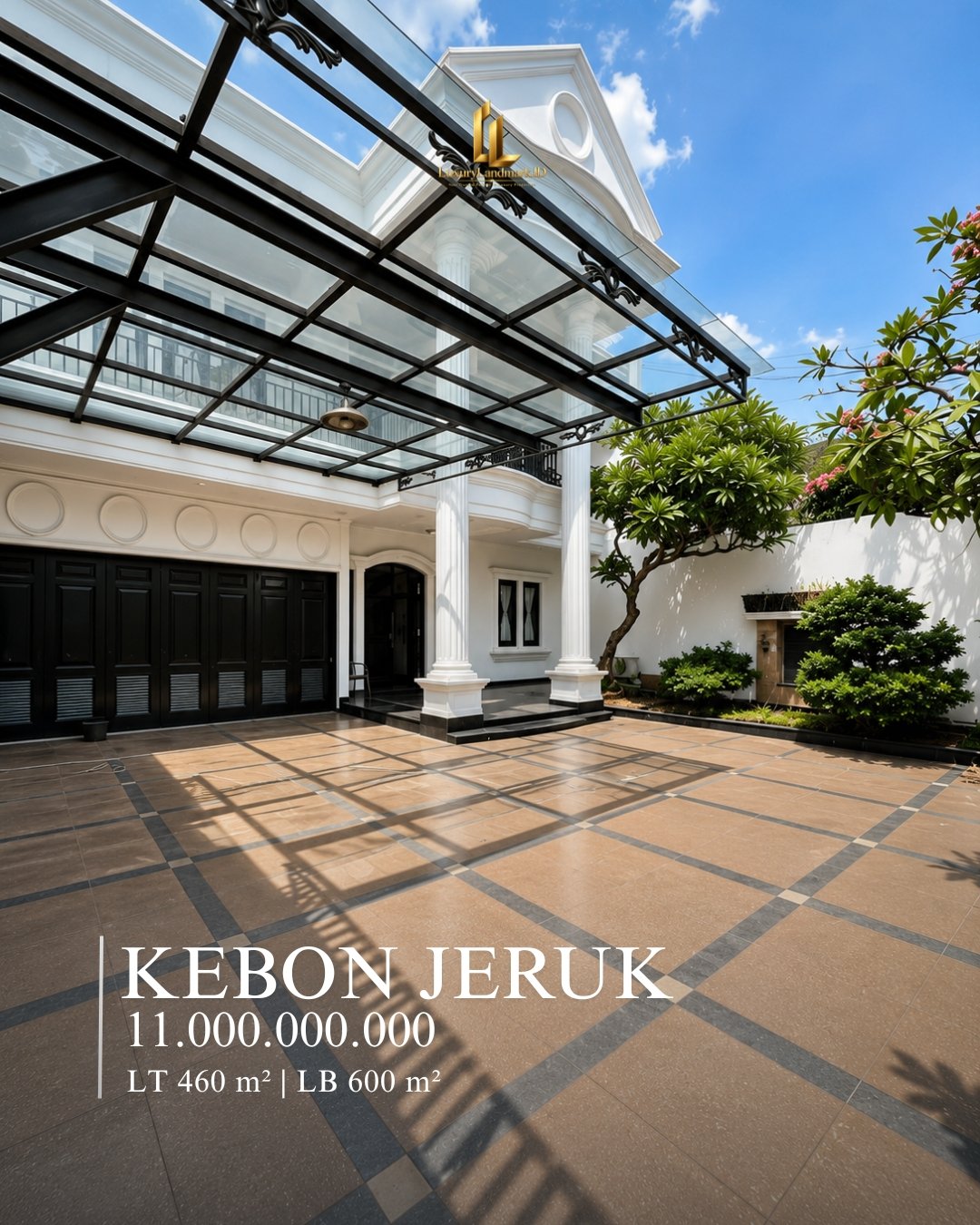 Dijual Rumah Mewah Siap Huni di Kebon Jeruk  Jakarta Barat Dekat Permata Hijau